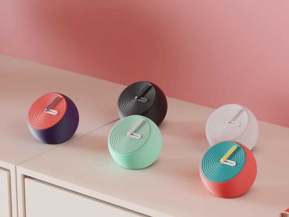 Desktop Clock. Spherical Modular Clock Kit - Free 3D Print Model ...