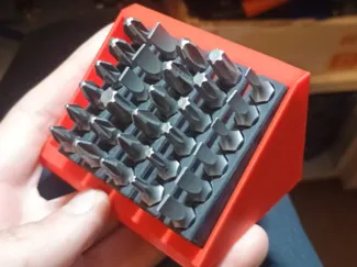 Prakside/Lidl pegboard BitHolder for Dexter Bits