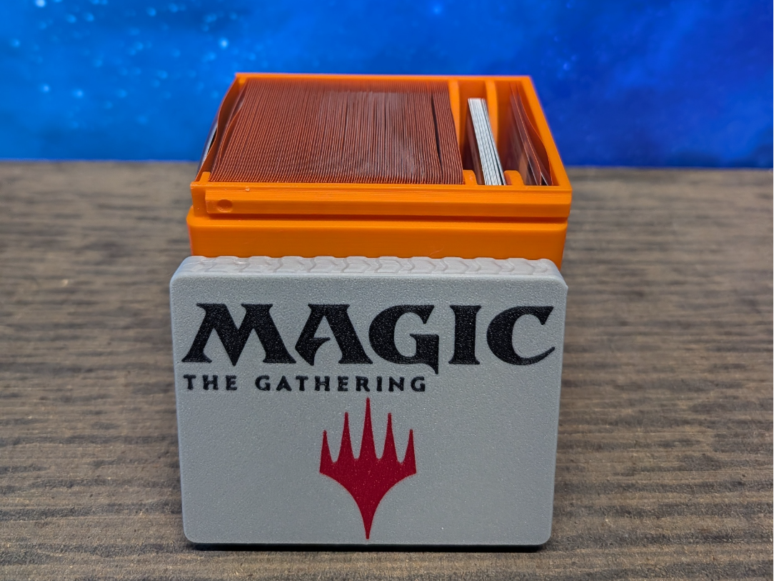Commander box with token and sideboard storage