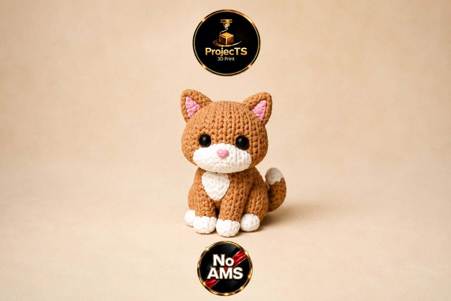 Miniatura 3 do modelo 3D Gestrickte Katze