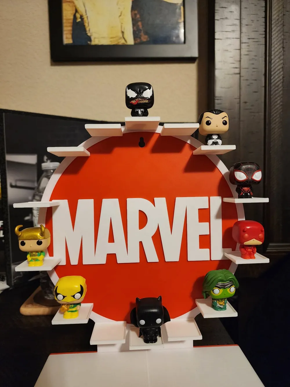 Marvel Stand Marvel Mini FunkoPop Display Stand - Free 3D Print Model - MakerWorld