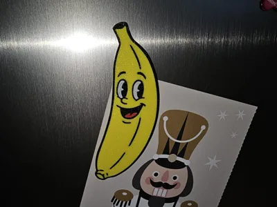Refrigerator Magnet Banana approx. 10cm