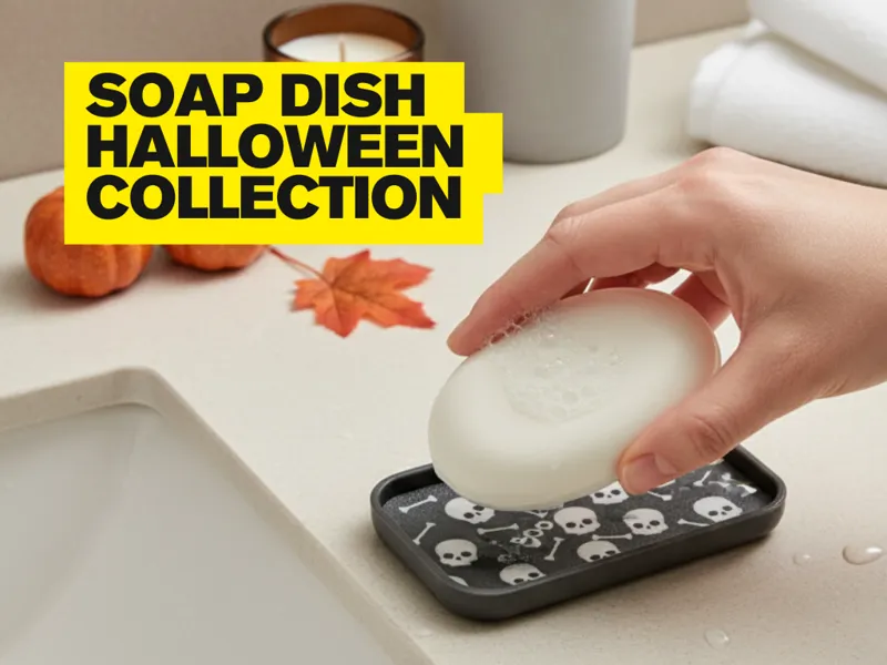 Soap Dish Halloween Collection Removable Inserts