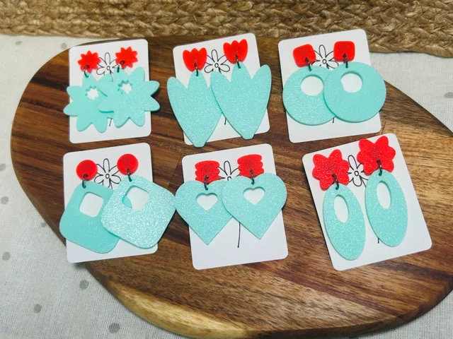 6 pack earrings