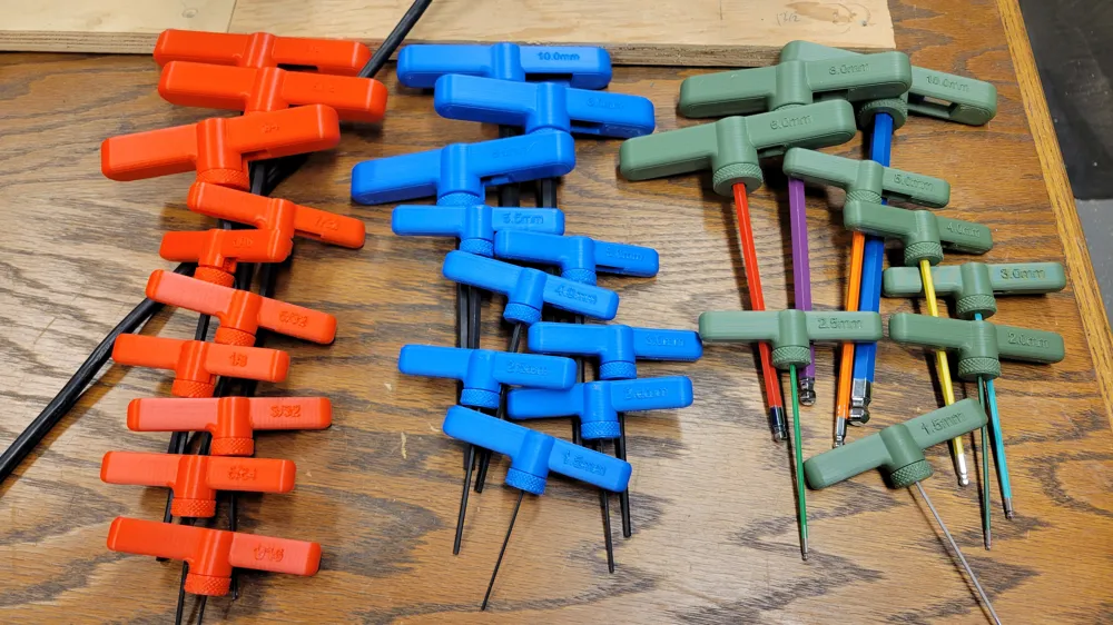Custom Hex Key T-Handles by Jewisons MakerWorld: Download Free 3D Models