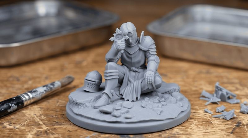 Exhausted Paladin Night Doubt | RPG Mini