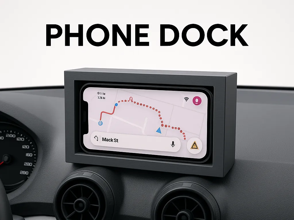 Support téléphone pour tableau de bord Audi Q2