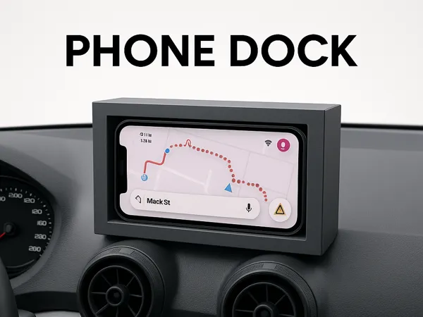 Support téléphone pour tableau de bord Audi Q2