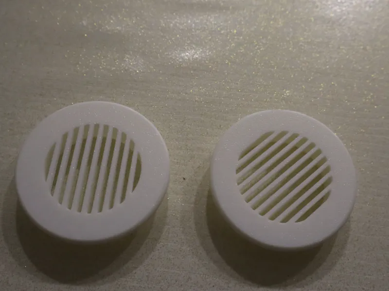 GRIGLIA DA 50 DOPPIA PER PANNELLO DA 1A 2 CM