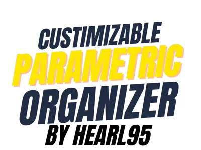 Magnetic Parametric Wall Organizer