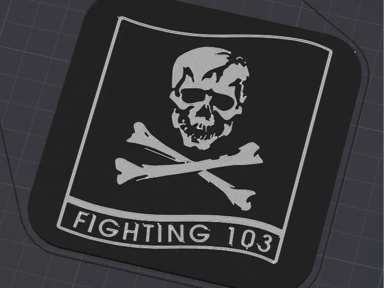 VF103 Jolly Rogers Coaster