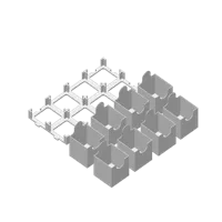 Organiseur modulaire à pièces et petites fournitures — photo 2
