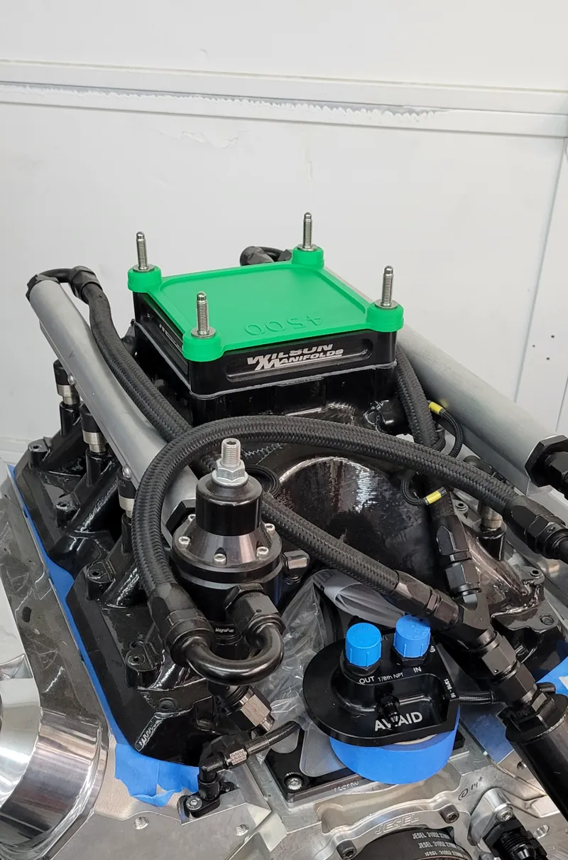 4500 Carb Flange Cover