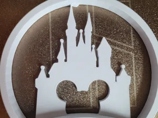 Iconic castle mouse ear