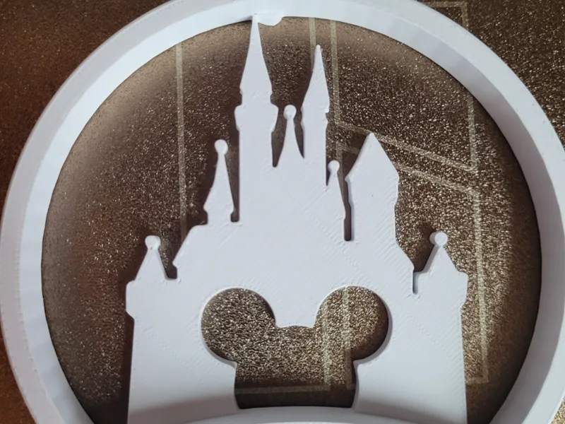Iconic castle mouse ear