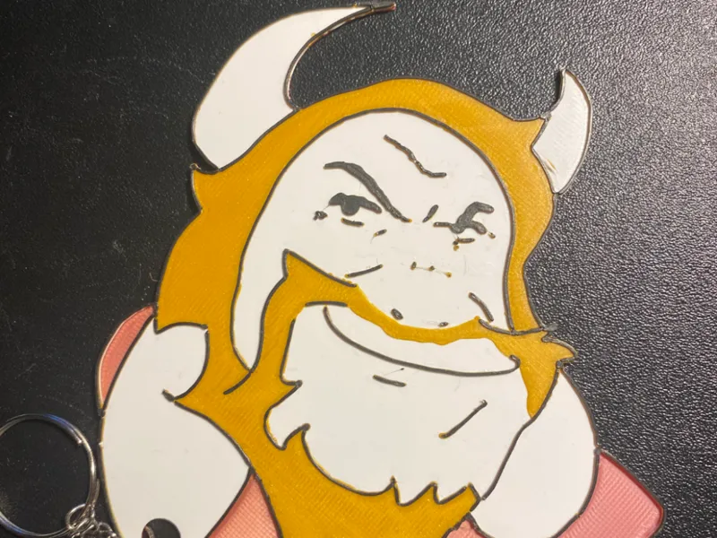 Asgore Meme keychain