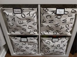 Label Tag for cloth bins