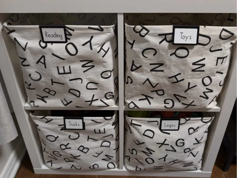 Label Tag for cloth bins