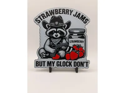 Strawberry Jam Glock Raccoon HueForge