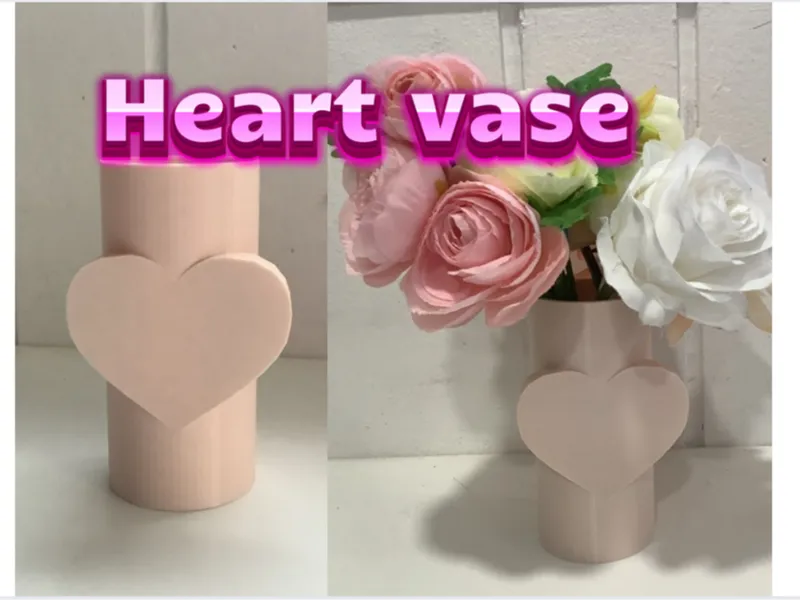 heart vase