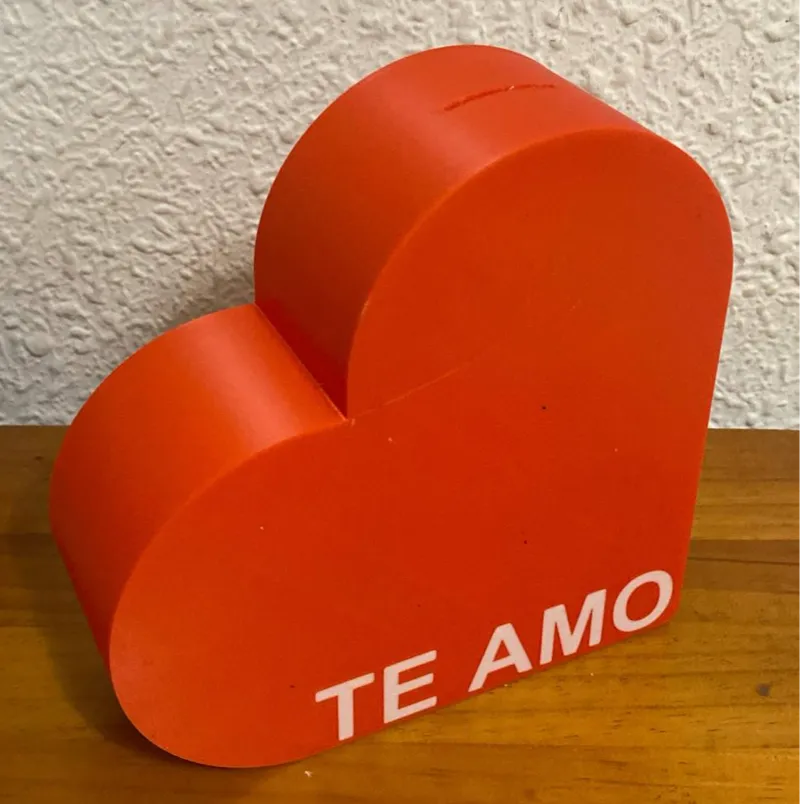 Hucha Corazon San Valentín Dia de los enamorados