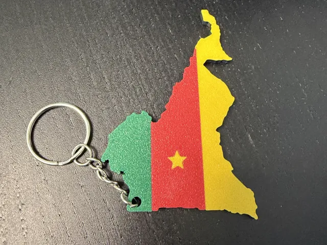 Cameroon Flag Keychain