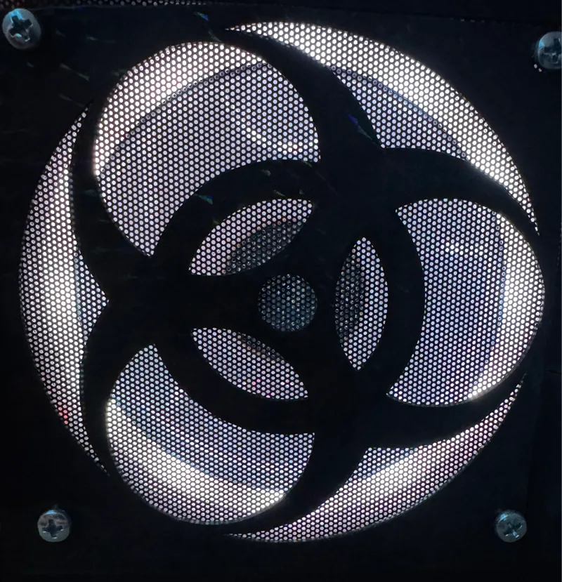 Lüftergitter 120mm Biohazard