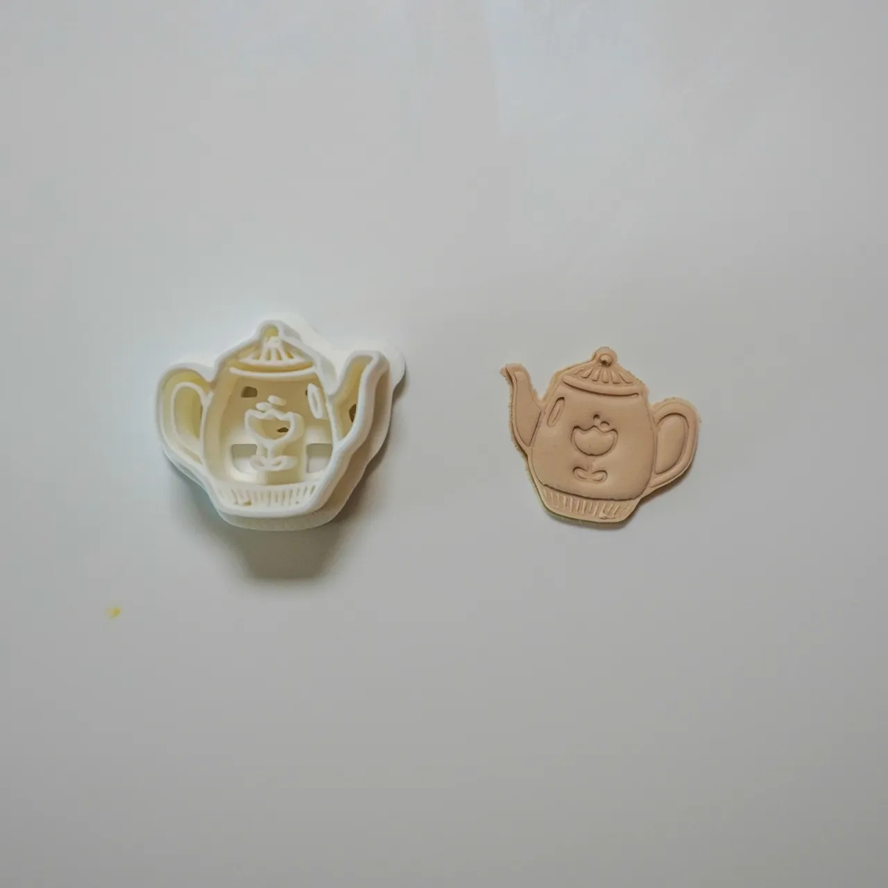 Teapot Polymer Clay Cutter Earrings Necklaces view 3