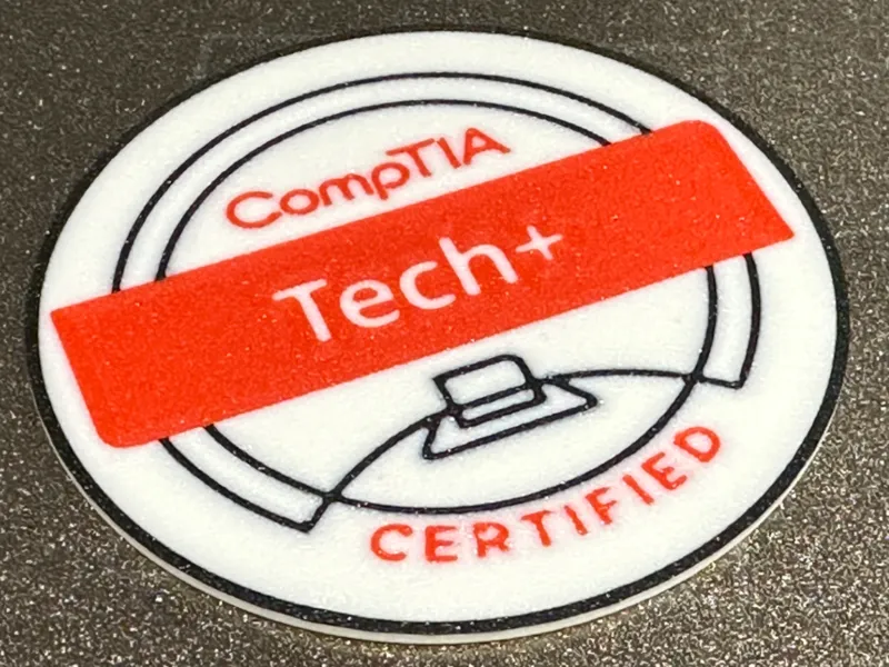 CompTIA Tech+ Coaster