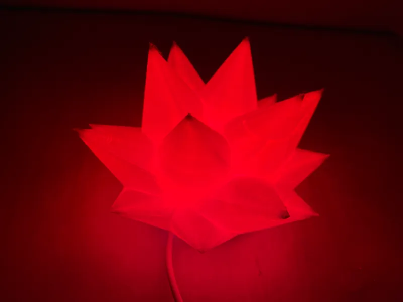 Spiky Flower Lamp