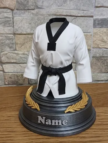Tapa o cubierta: Trofeo Taekwondo Personalizable — vista de referencia 2