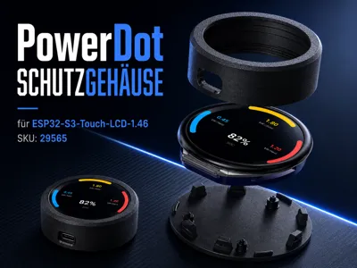 PowerDot – Victron Monitor (1.46" ESP32-S3)