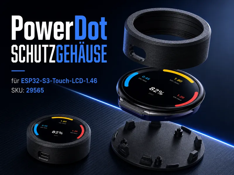PowerDot – Victron Monitor (1.46" ESP32-S3)