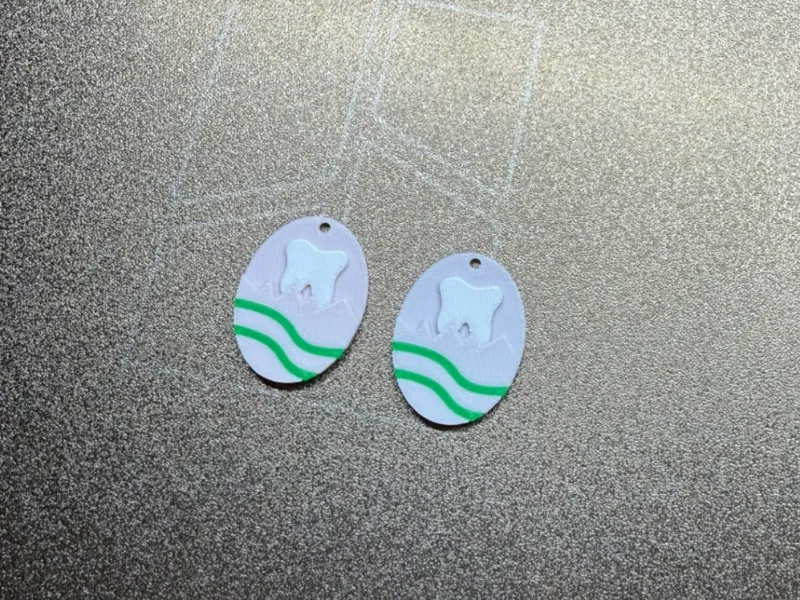 Easter Earring with Tooth