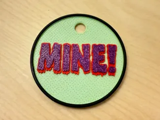 Mine! Luggage Tag