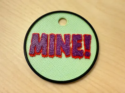 Mine! Luggage Tag