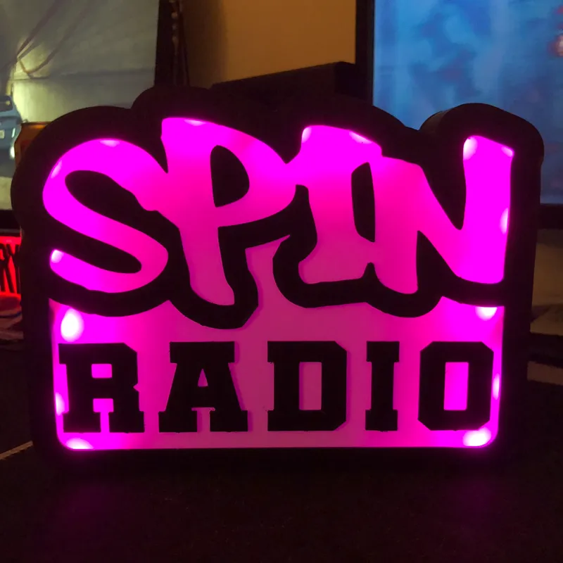 Spin Radio Lamp