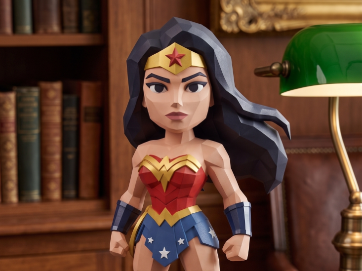 Mulher Maravilha Wonder Woman - Estilo Heroico