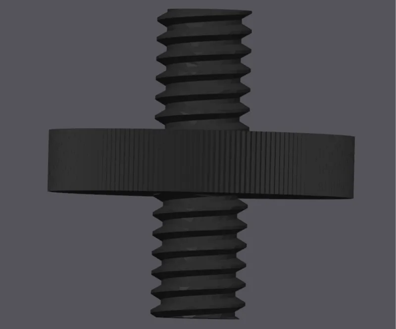 1/4" 20 UNC male to male Screw for Tripods webcams