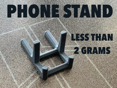Tiny Phone Stand (<2g)