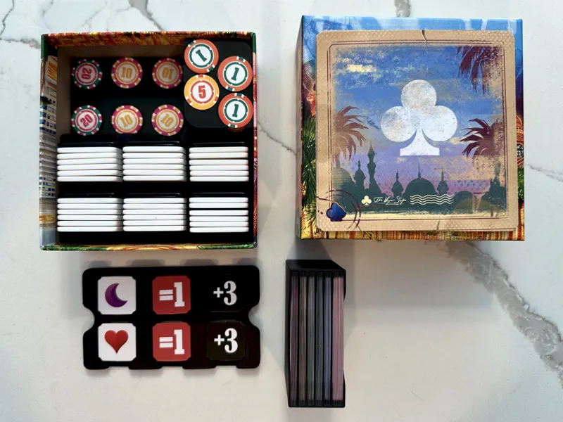 Vegas Strip Insert - Deluxe Tokens & Sleeves