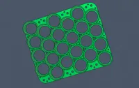 72V 4X6 适配亿纬40135 ⌀40.5mm 底厚1.0MM 孔径40.7mm.3mf