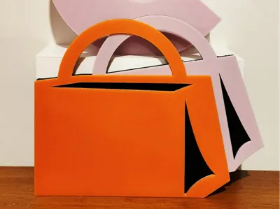 Shopping Bags Base Pack for Stackable Letters.