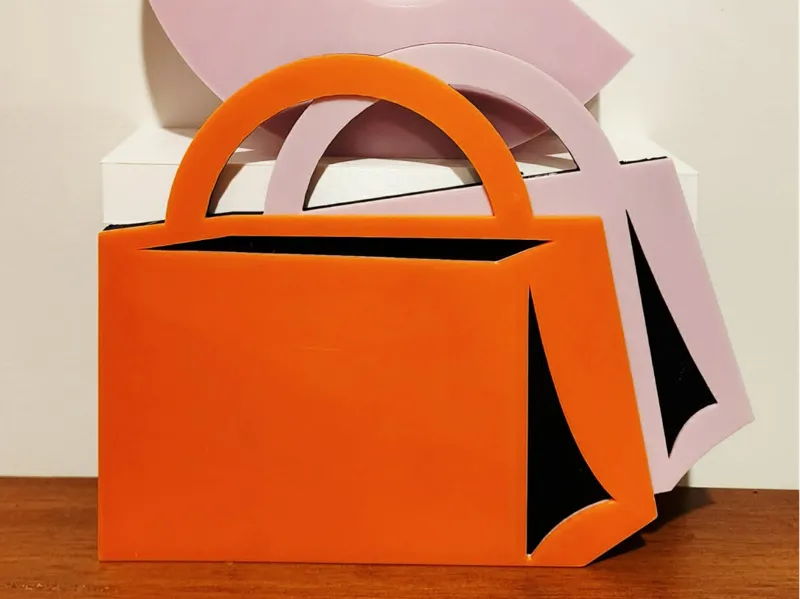 Shopping Bags Base Pack for Stackable Letters.