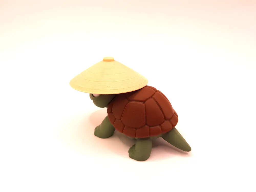 NO AMS Samurai Turtle - Free 3D Print Model - MakerWorld
