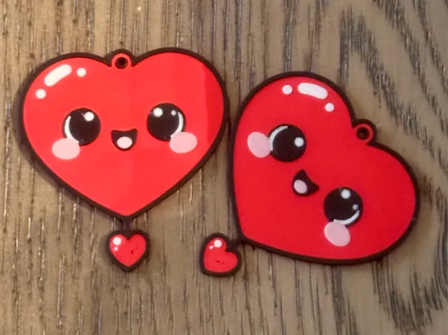 Valentine's Keychain & Earrings