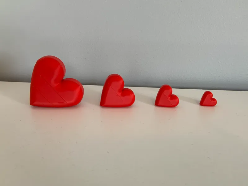nesting hearts