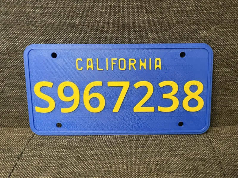 A-Team License Plate (A1 mini)