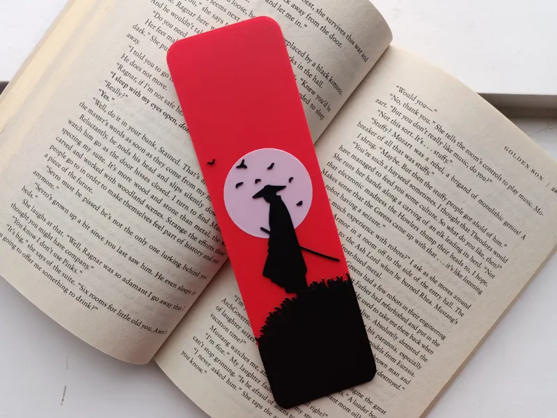Lone Samurai at Sunset - Bookmark