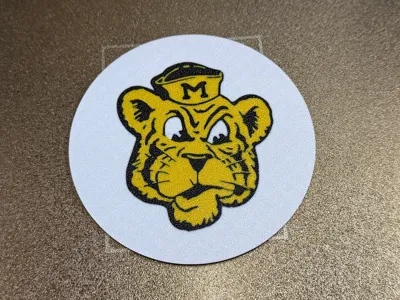 Vintage MU Tiger Logo Coaster MIZ-ZOU!